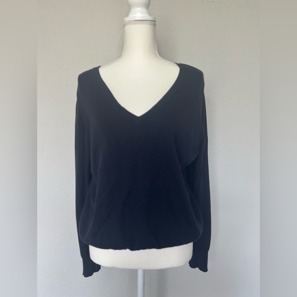 H&M Sweaters Hm Dark Navy Blue Old Money Style Knit Pullover